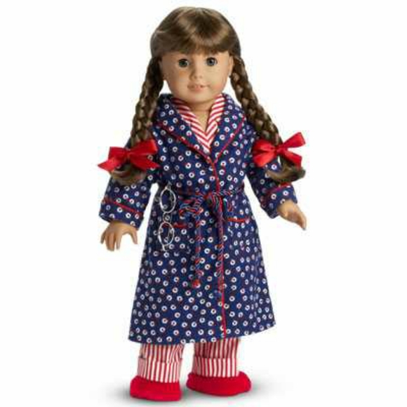 American Girl Toys Vintage American Girl Molly Doll Red Fuzzy